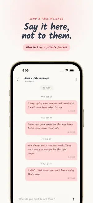 Breakup44 — Send a fake message